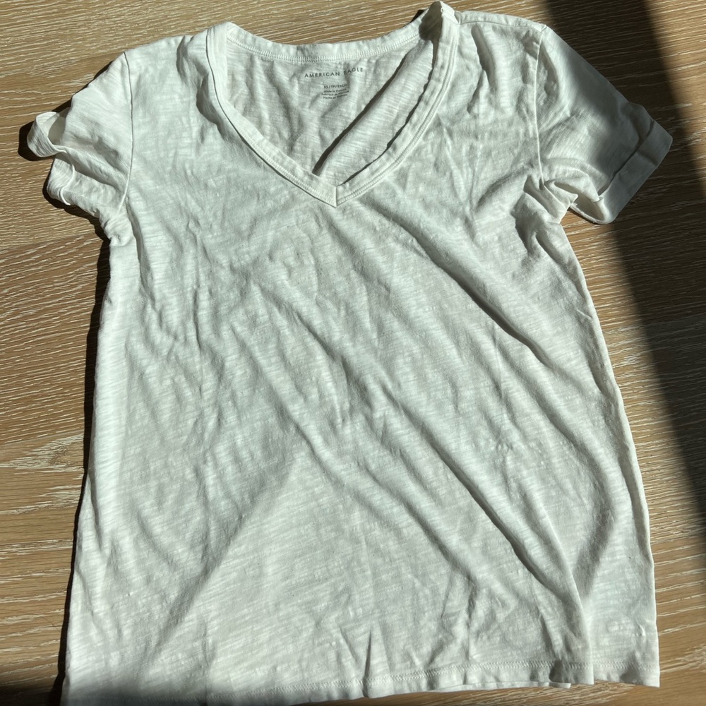 American Eagle White Tee